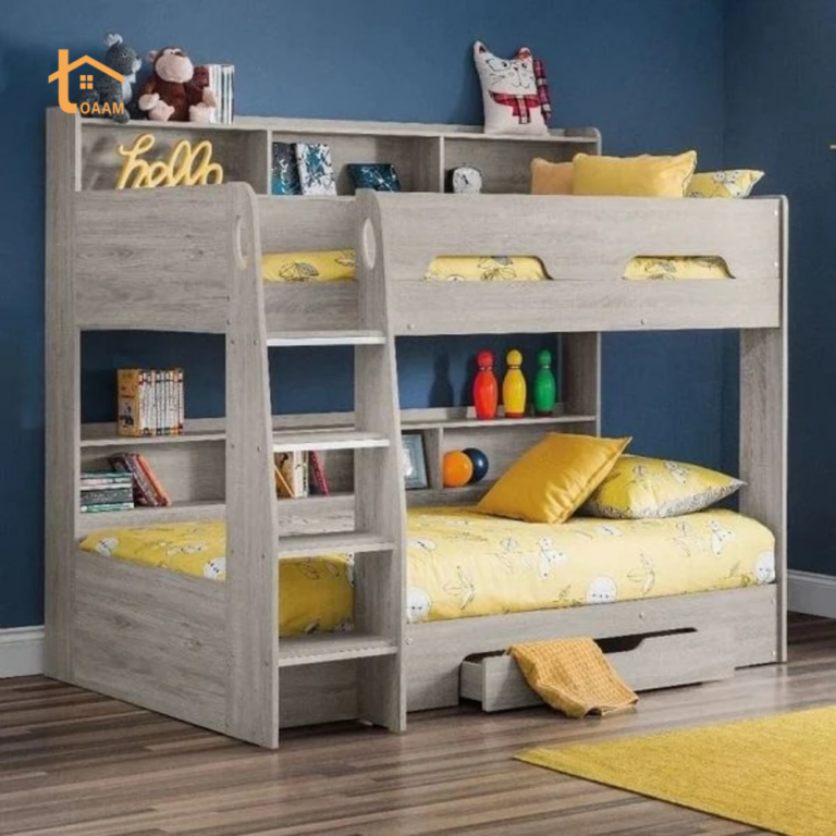Giường Tầng Hiện Đại Kết Hợp Kệ GTA-078